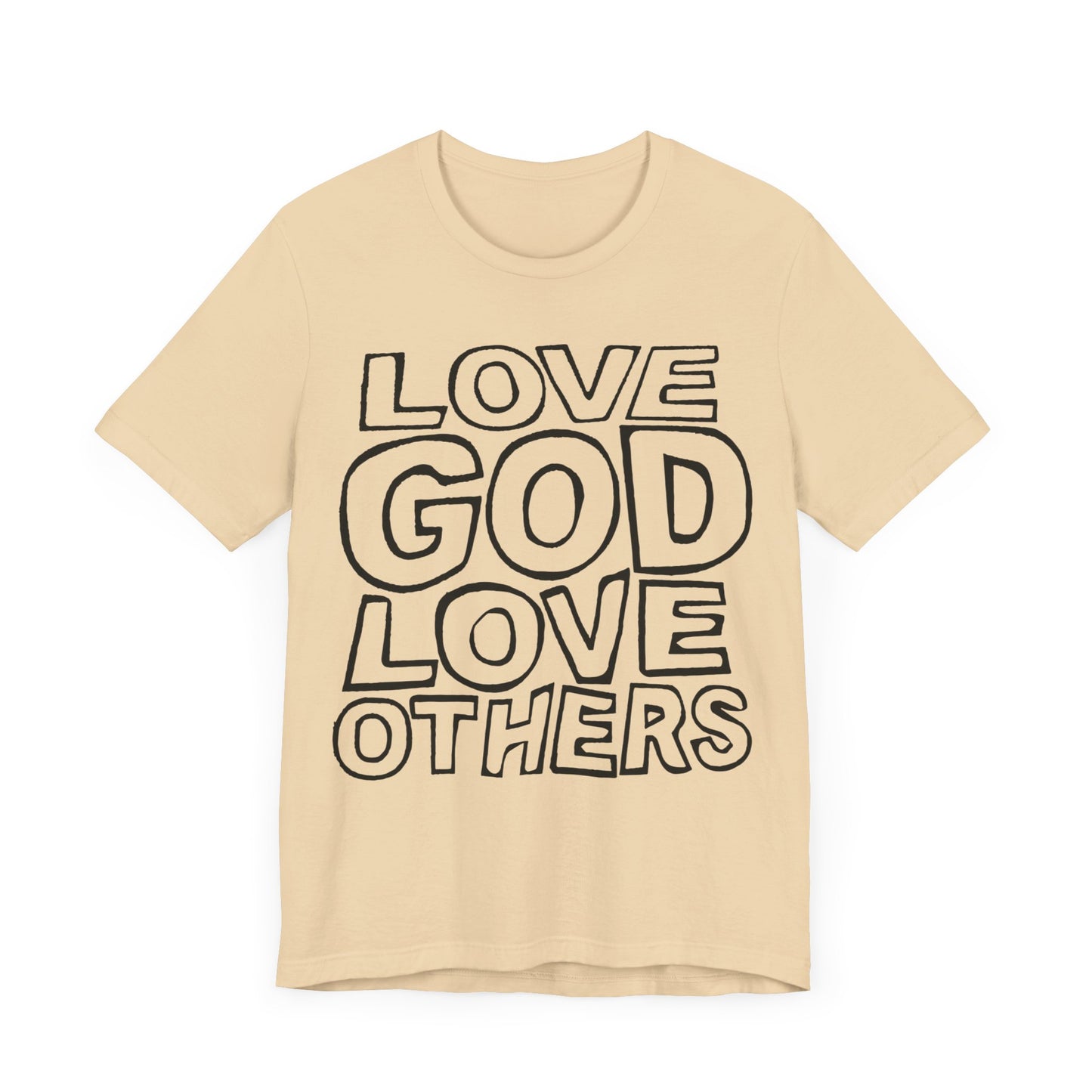 "Love God, Love Others" Adult Unisex Short Sleeve Tee