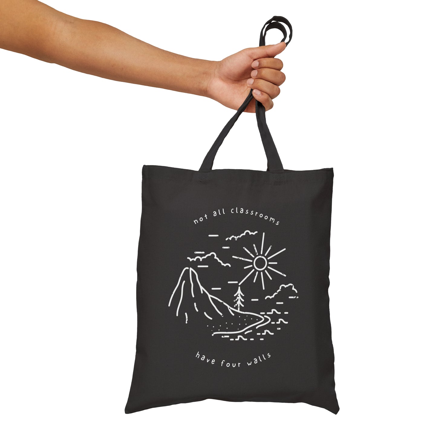 "Not All Classrooms" Cotton Canvas Tote Bag