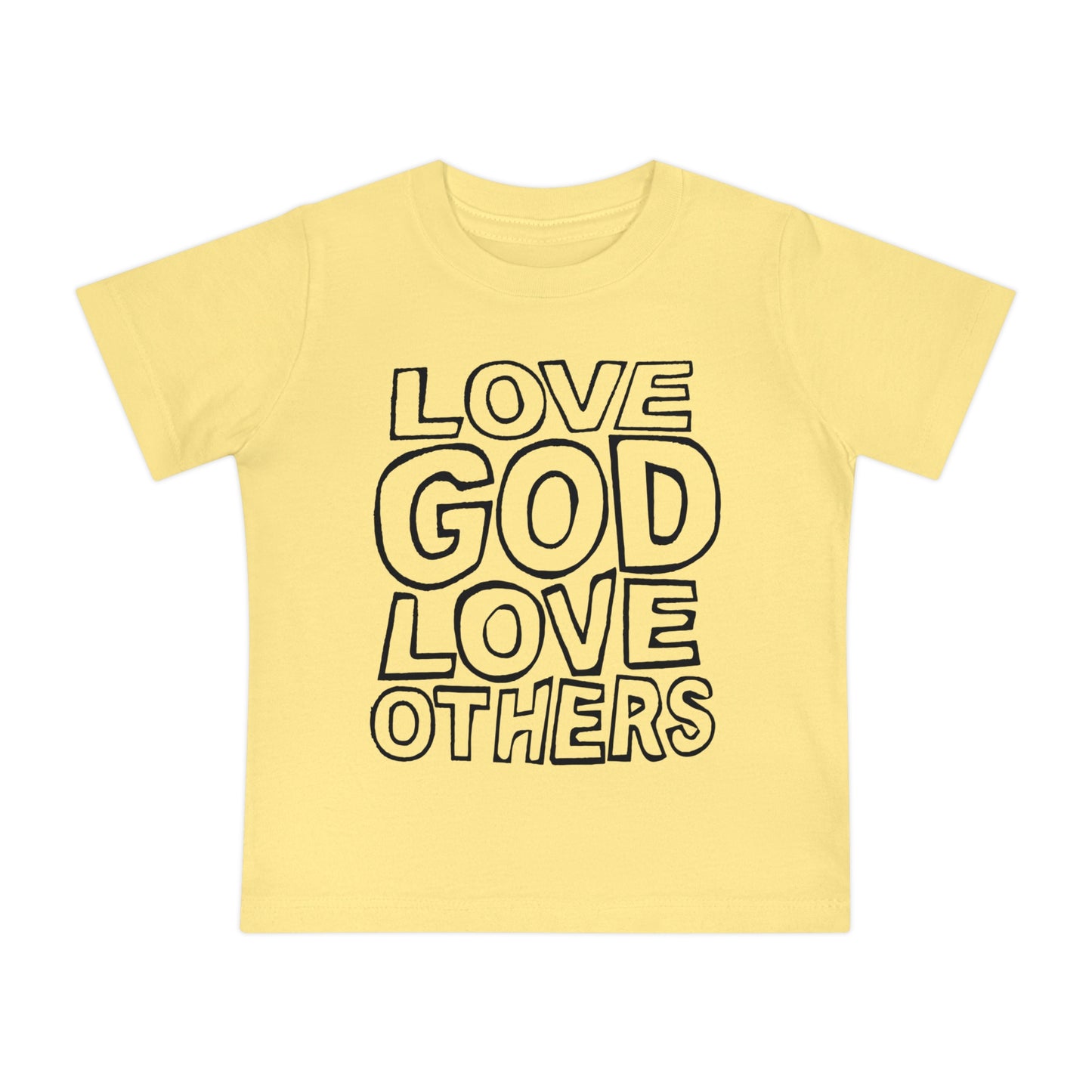 "Love God, Love Others" Baby Short Sleeve Tee