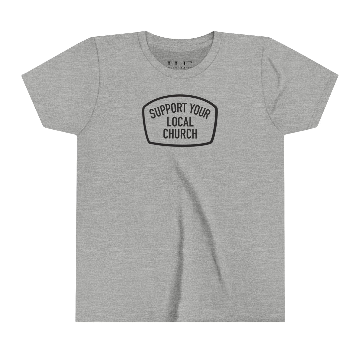 "Support Your Local Church" Youth Short Sleeve Tee