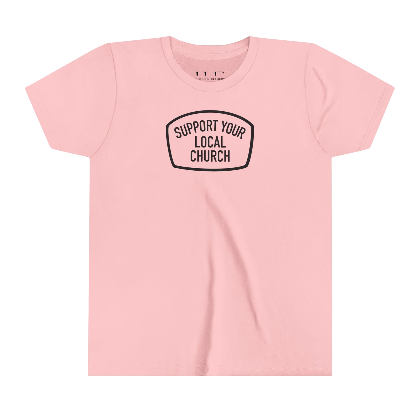 "Support Your Local Church" Youth Short Sleeve Tee