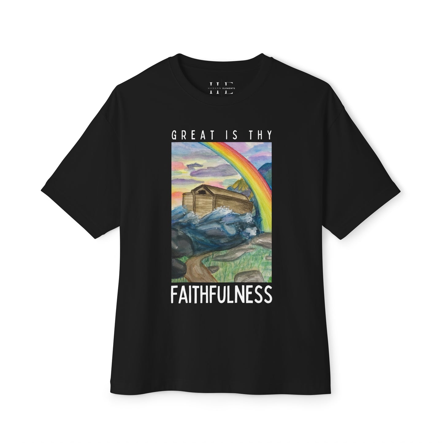 "Great is Thy Faithfulness" Lamentations 3:22-24) Adult Unisex Boxy Tee