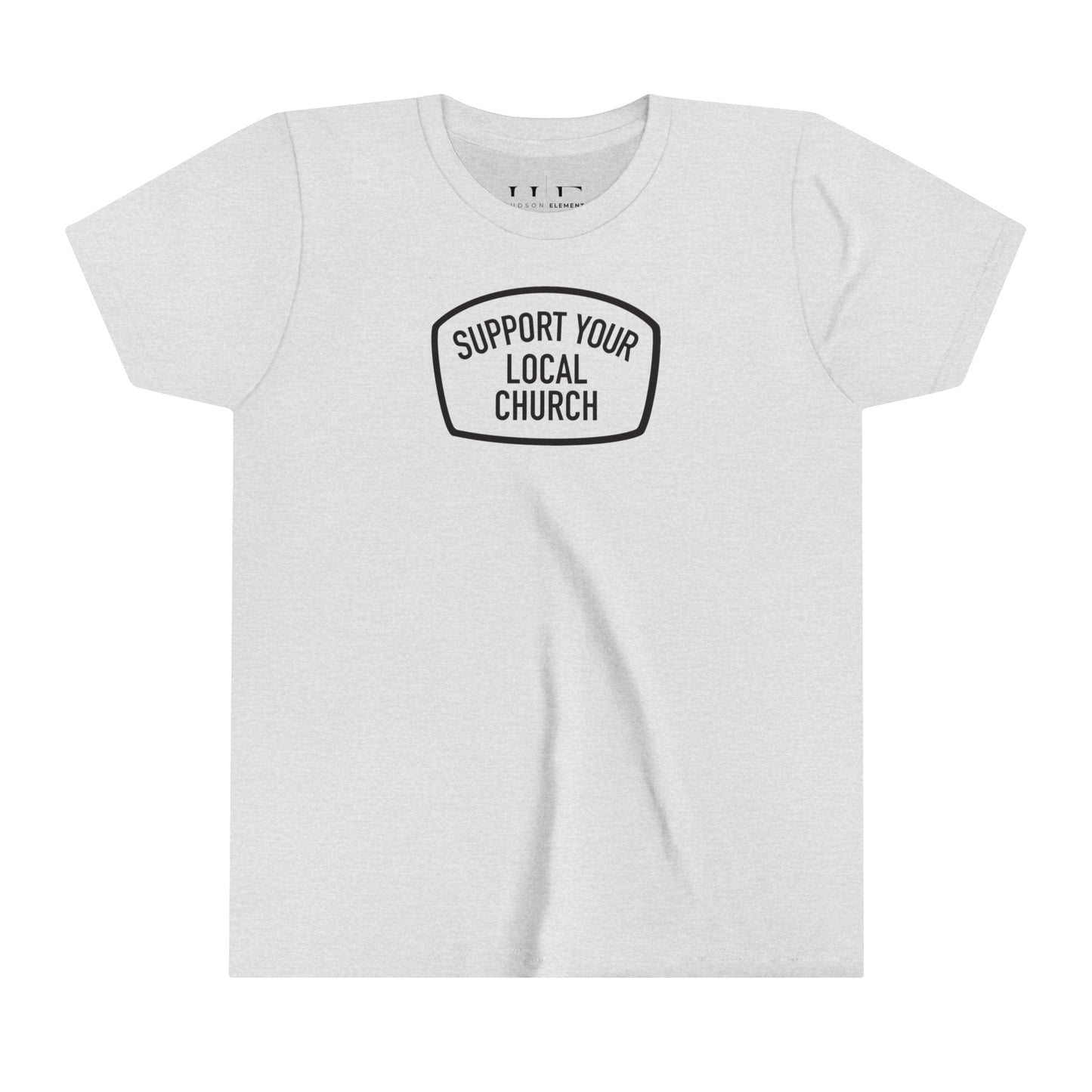 "Support Your Local Church" Youth Short Sleeve Tee