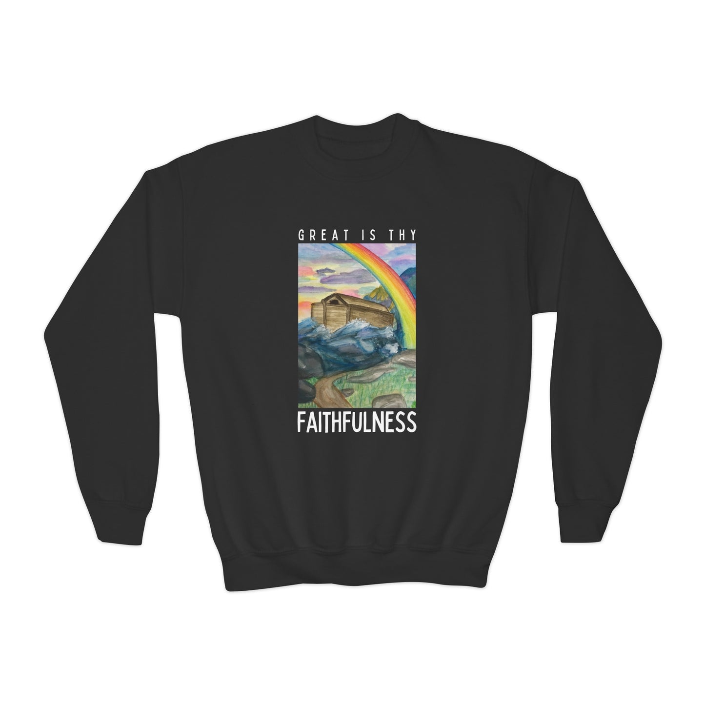 "Great is Thy Faithfulness" (Lamentations 3:22-24) Youth Sweatshirt