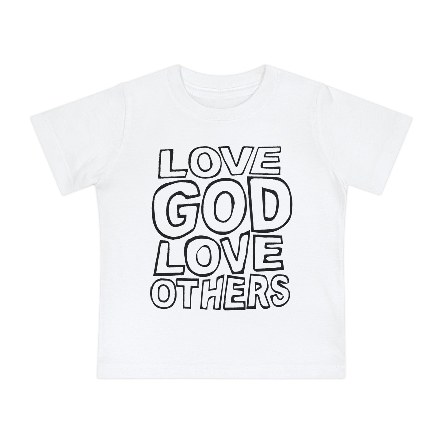 "Love God, Love Others" Baby Short Sleeve Tee