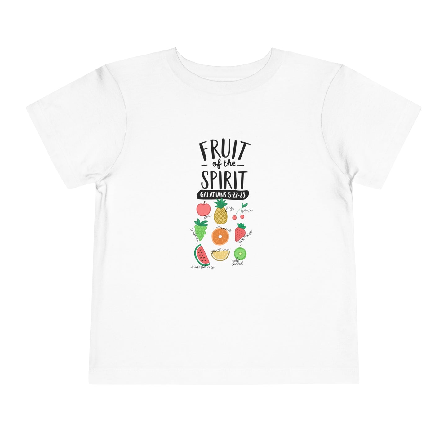 'Fruit of the Spirit" Toddler Short Sleeve Tee