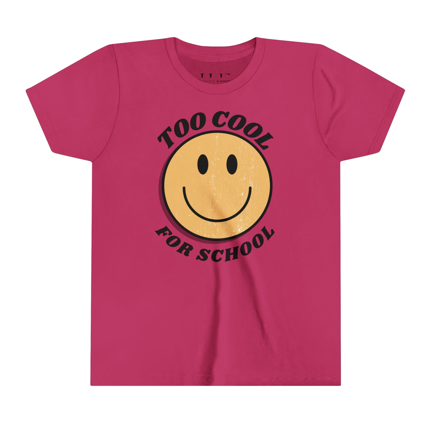 "Too Cool for School" Youth Short Sleeve Tee