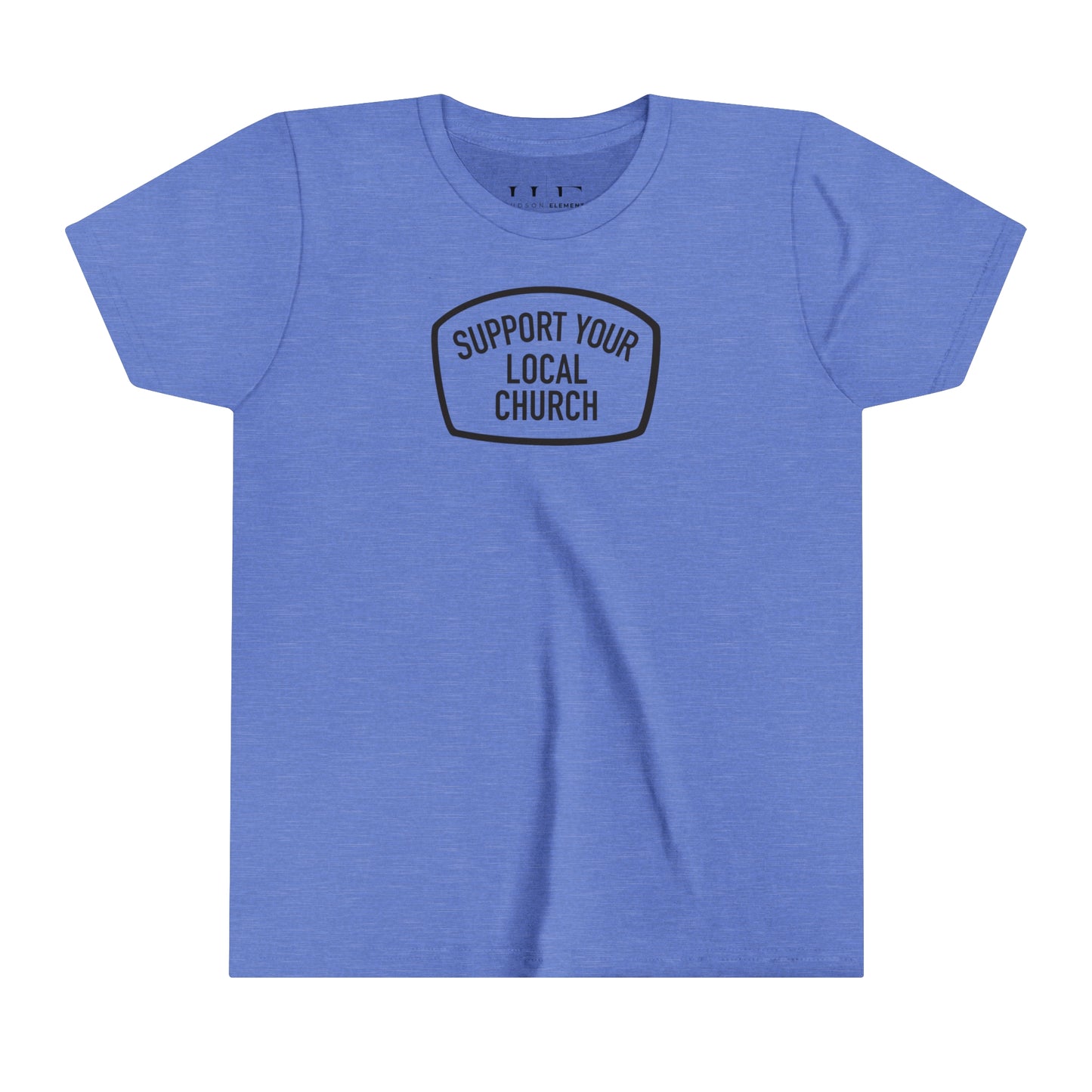 "Support Your Local Church" Youth Short Sleeve Tee