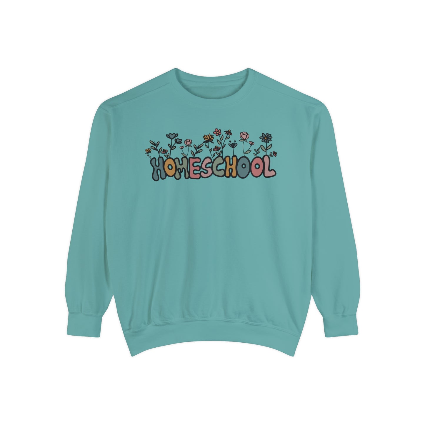 "Homeschool Flower" Adult Unisex Sweatshirt