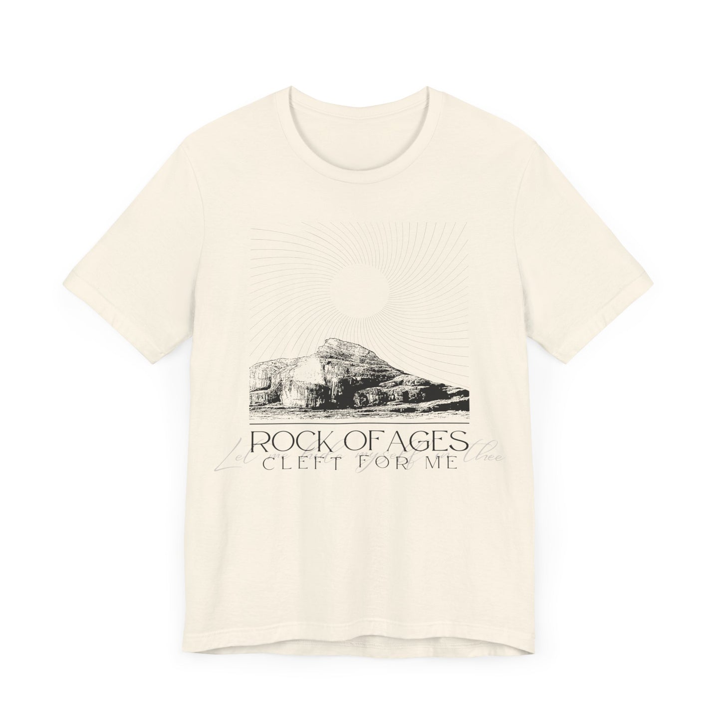 "Rock of Ages" Adult Unisex Short Sleeve Tee