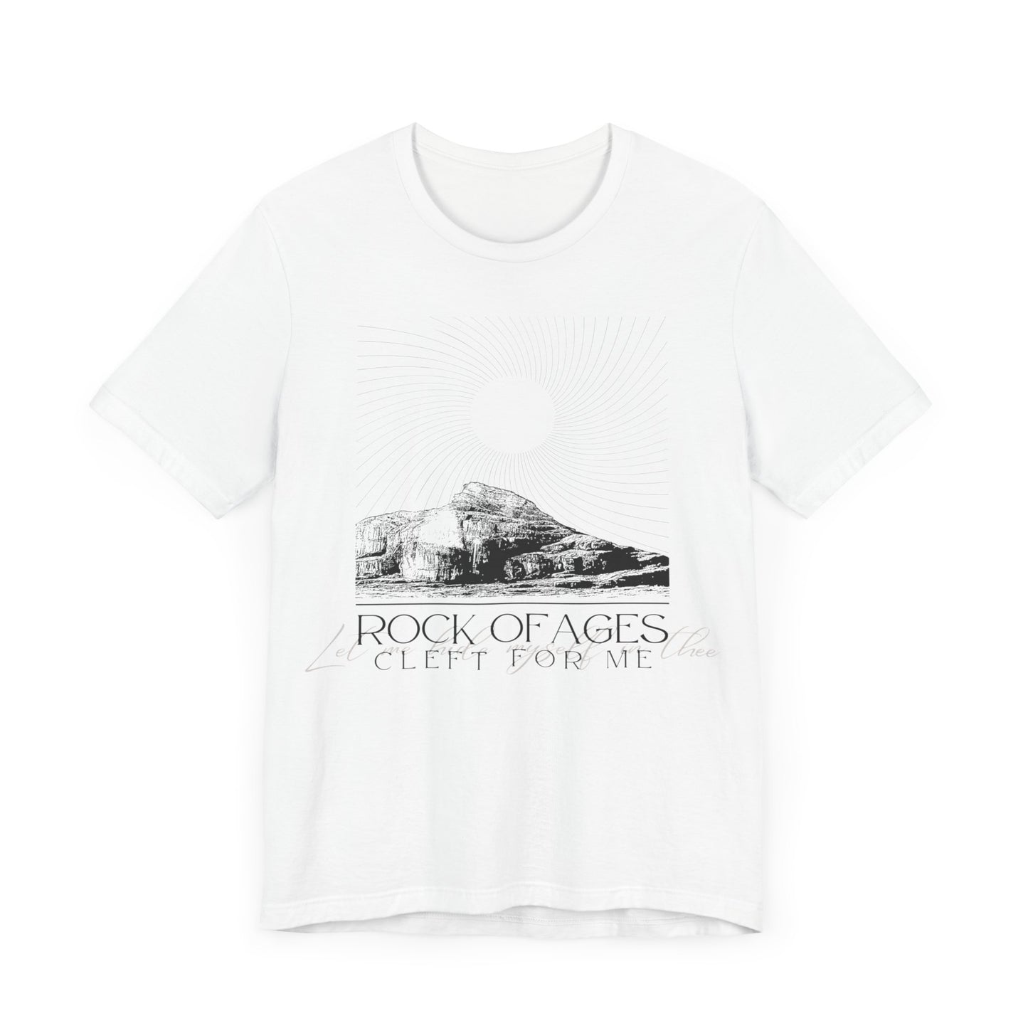 "Rock of Ages" Adult Unisex Short Sleeve Tee