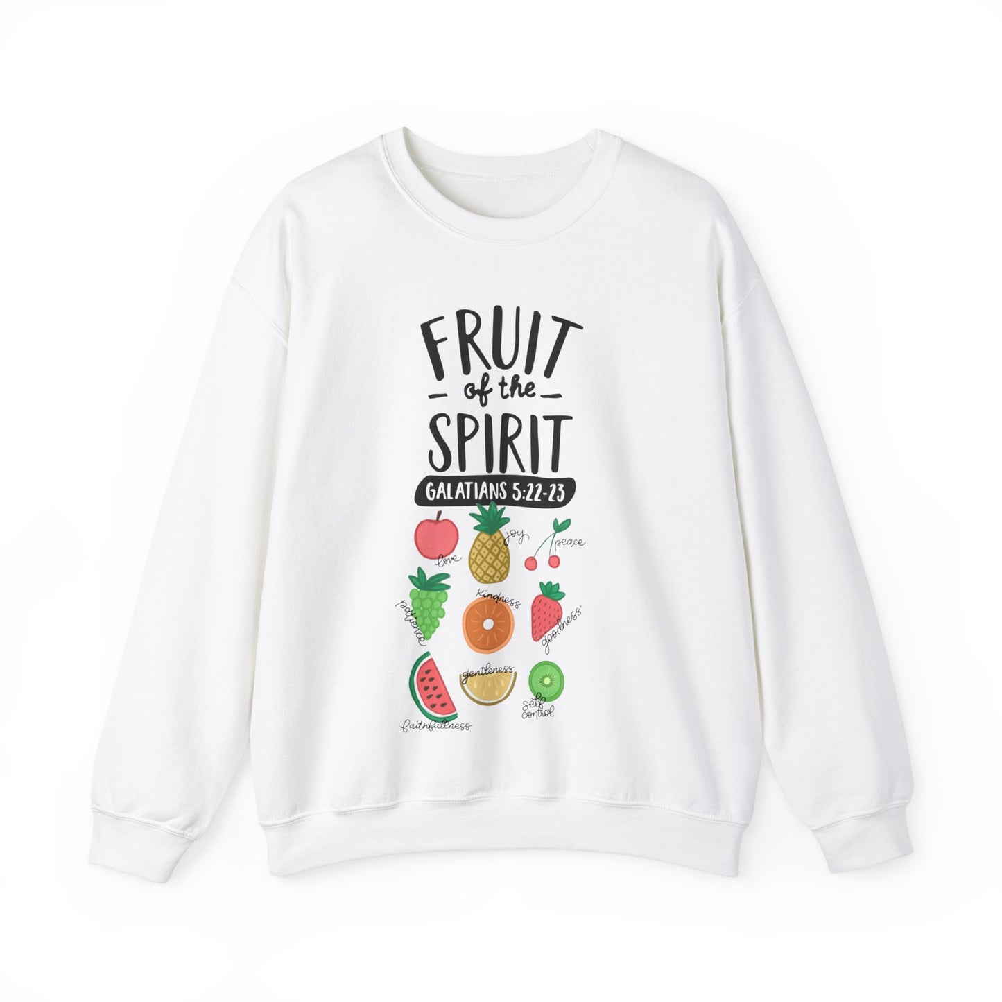 "Fruit of the Spirit" Adult Unisex Heavy Crewneck Sweatshirt