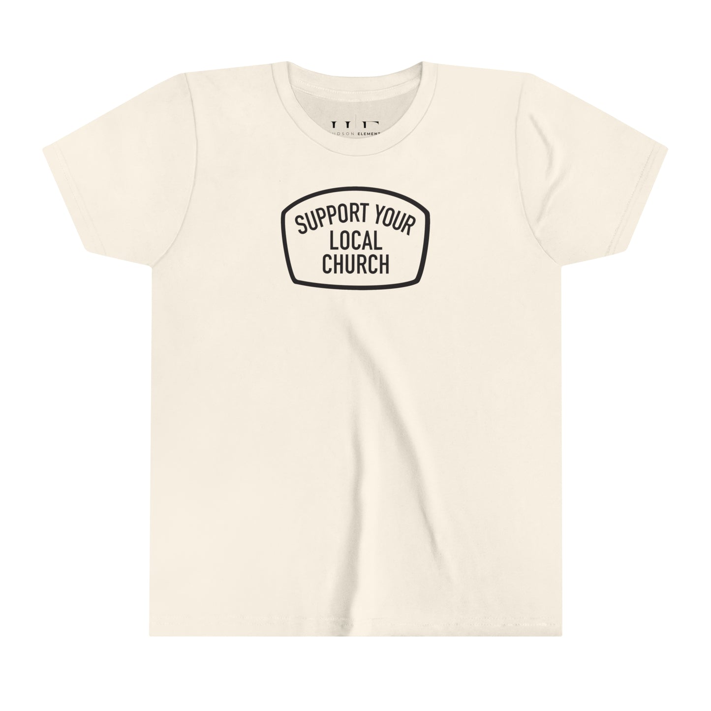 "Support Your Local Church" Youth Short Sleeve Tee