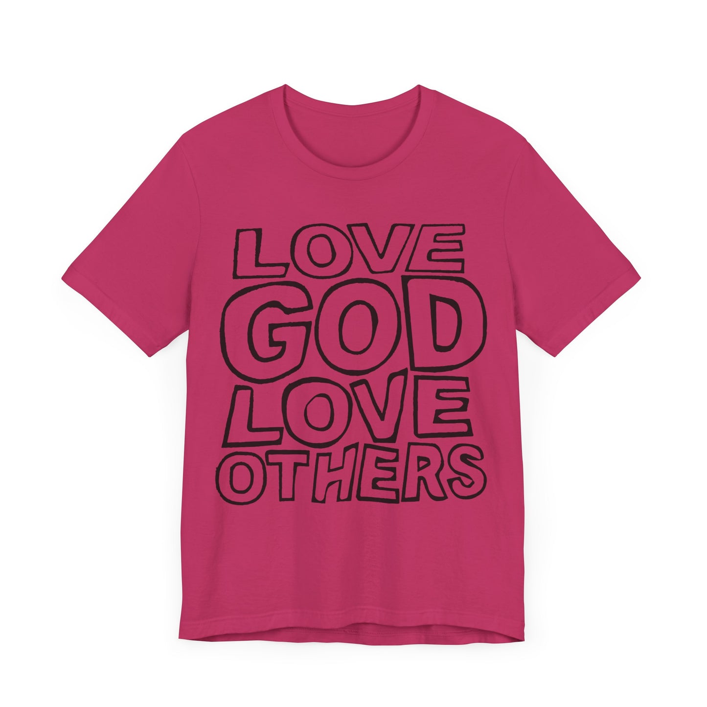 "Love God, Love Others" Adult Unisex Short Sleeve Tee