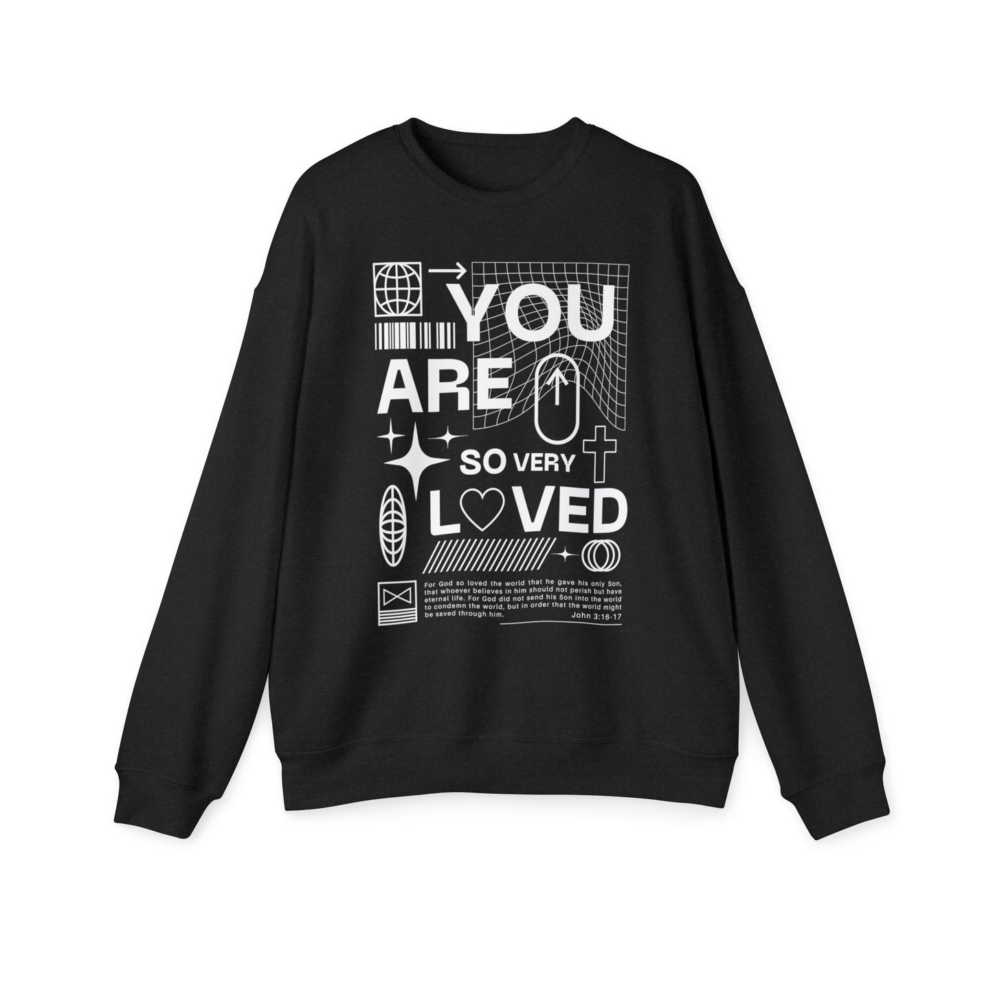 "You Are So Very Loved" Adult Unisex Lightweight Sweatshirt