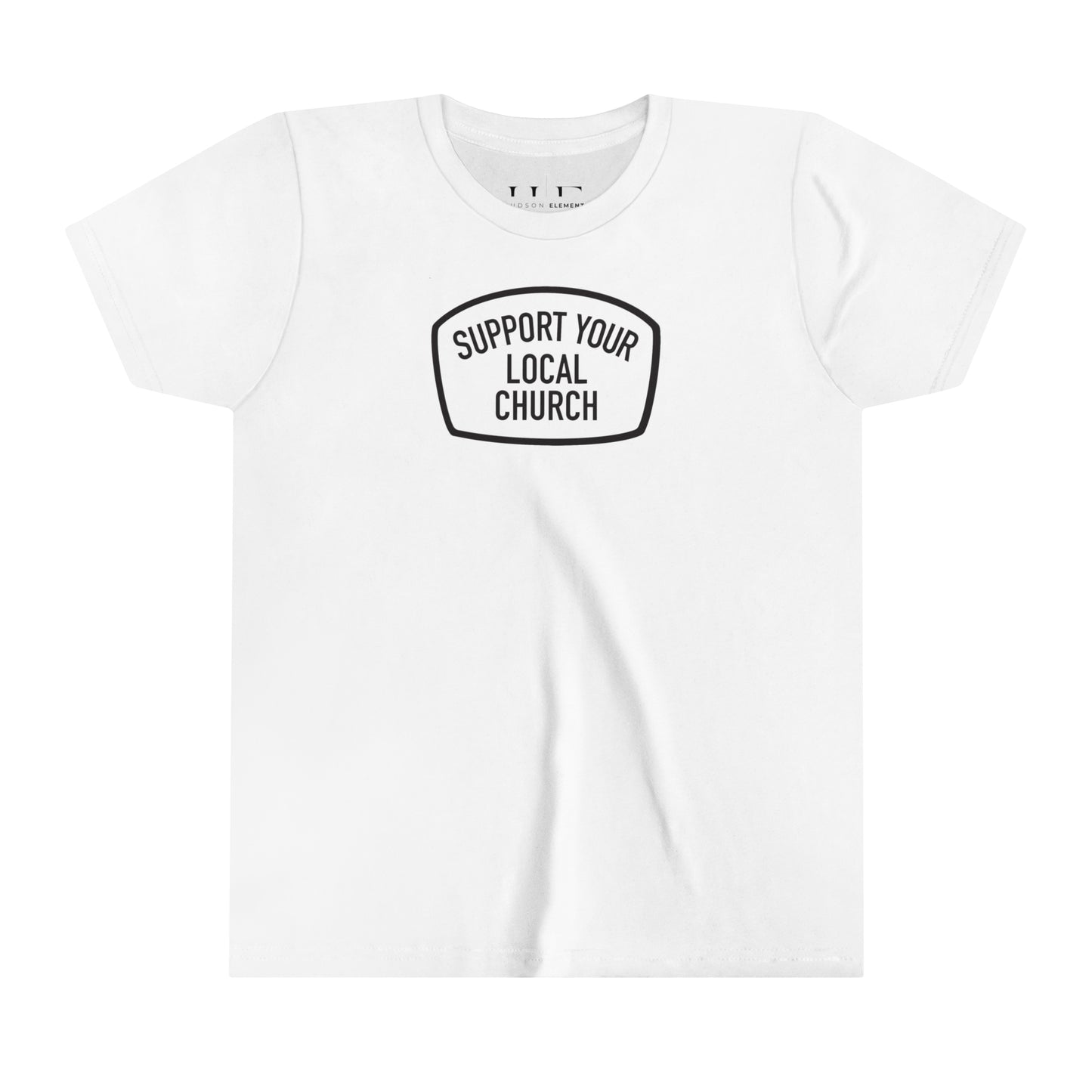 "Support Your Local Church" Youth Short Sleeve Tee