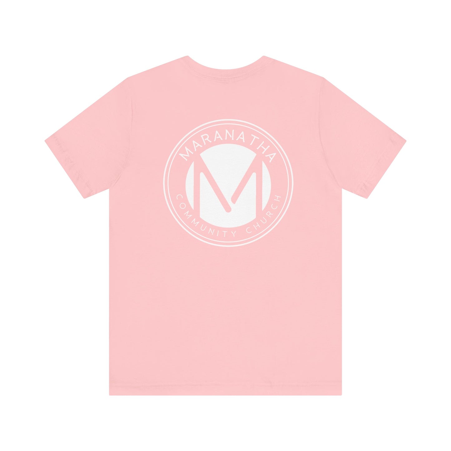 "Maranatha Logo" Adult Unisex Short Sleeve Tee (front and back)