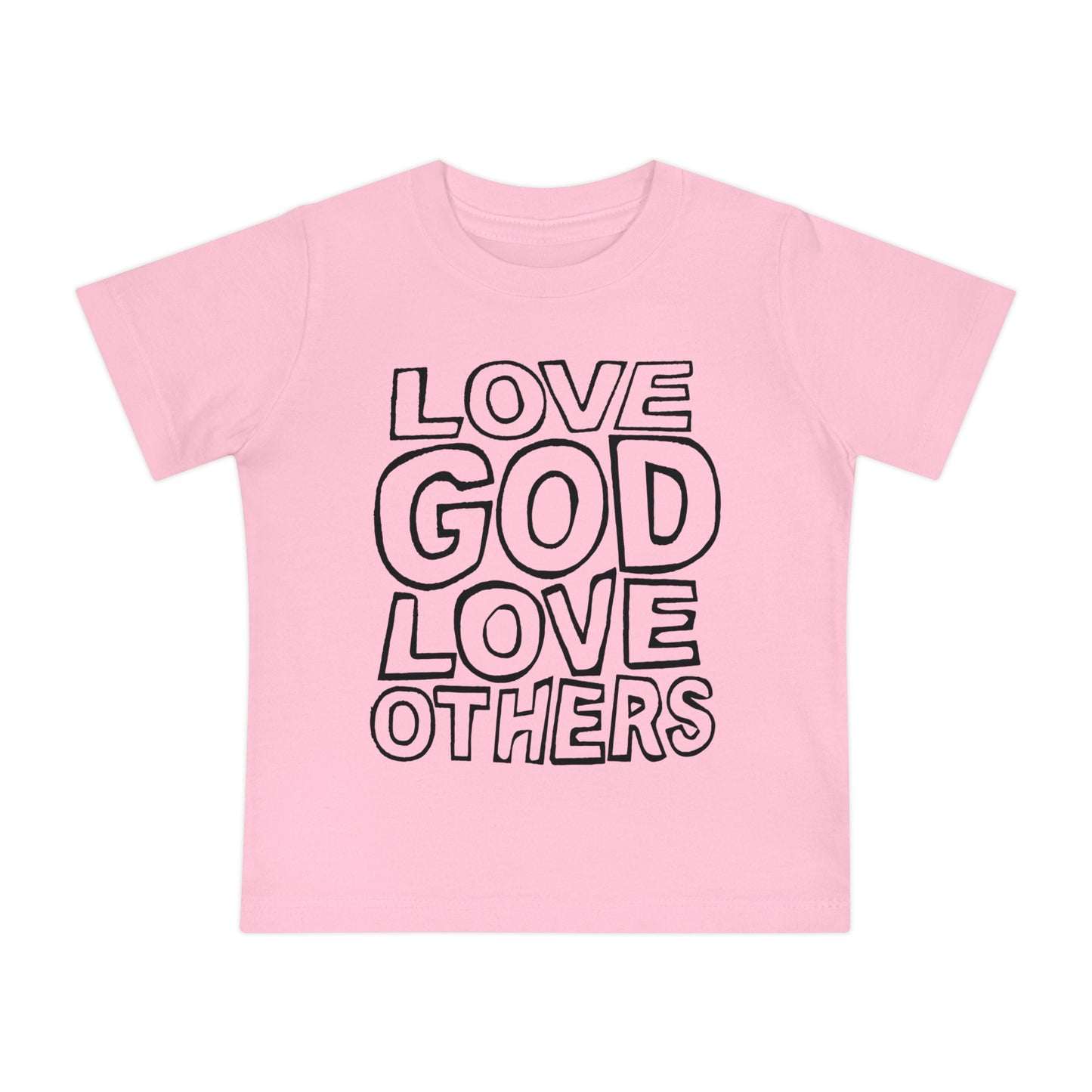 "Love God, Love Others" Baby Short Sleeve Tee