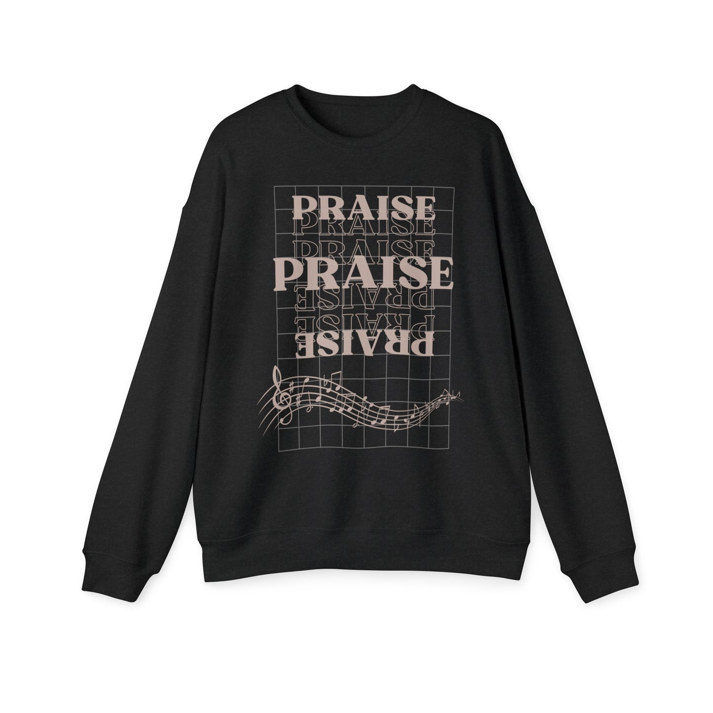 "Praise" Adult Unisex Lightweight Crewneck Sweatshirt