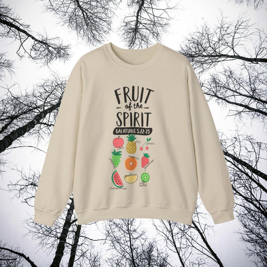 "Fruit of the Spirit" Adult Unisex Heavy Crewneck Sweatshirt