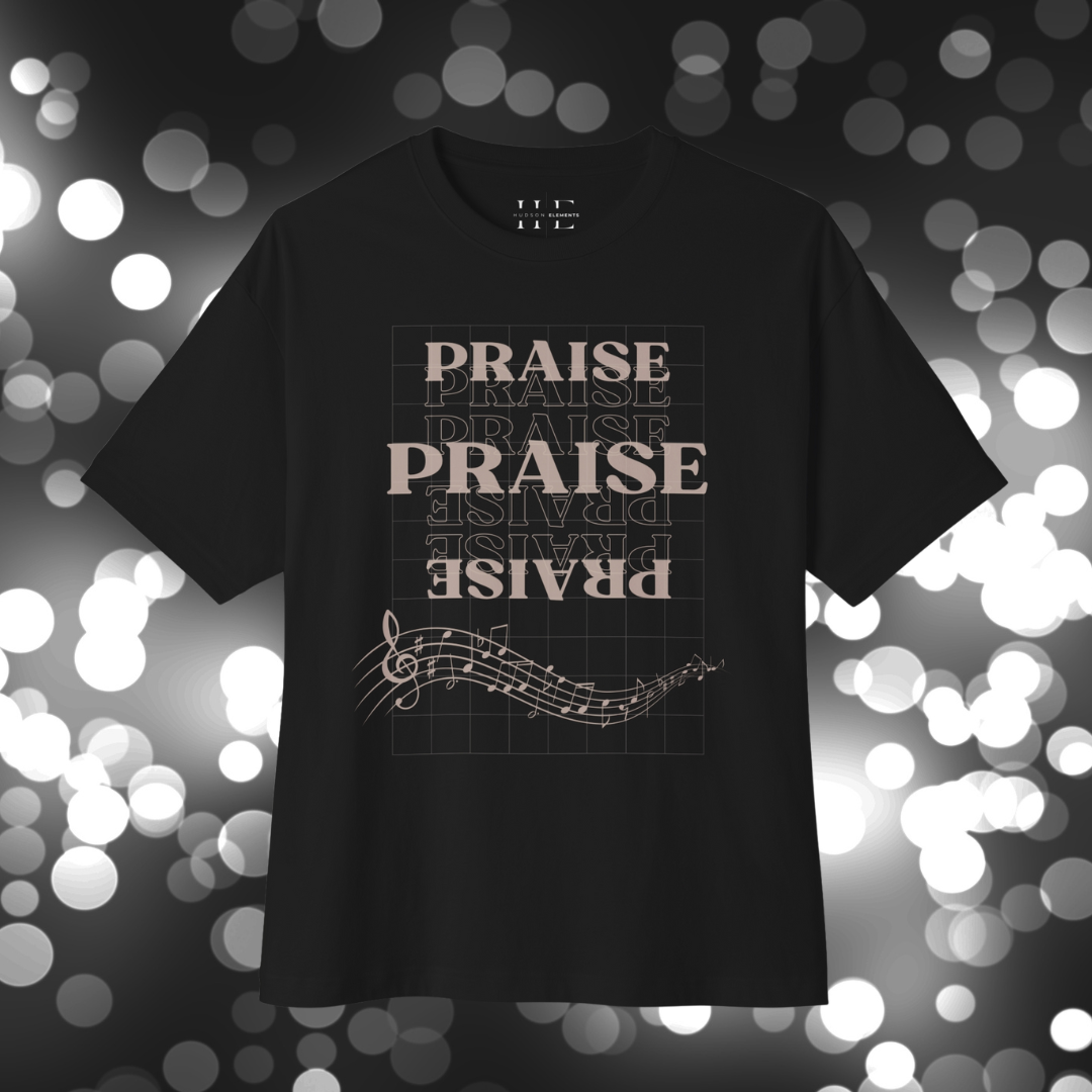 "Praise" Adult Oversized Unisex Boxy Tee