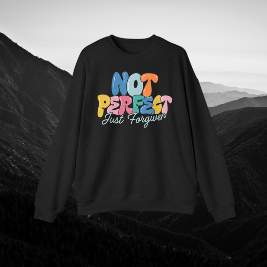 "Not Perfect" Adult Unisex Lightweight Sweatshirt