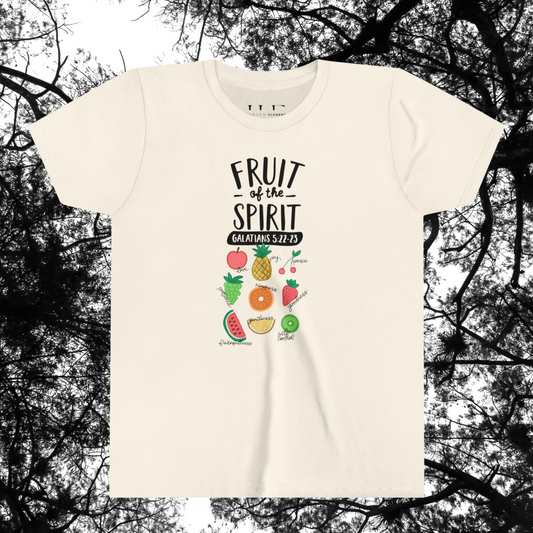 "Fruit of the Spirit" (Galatians 5:22-23) Youth Short Sleeve Tee