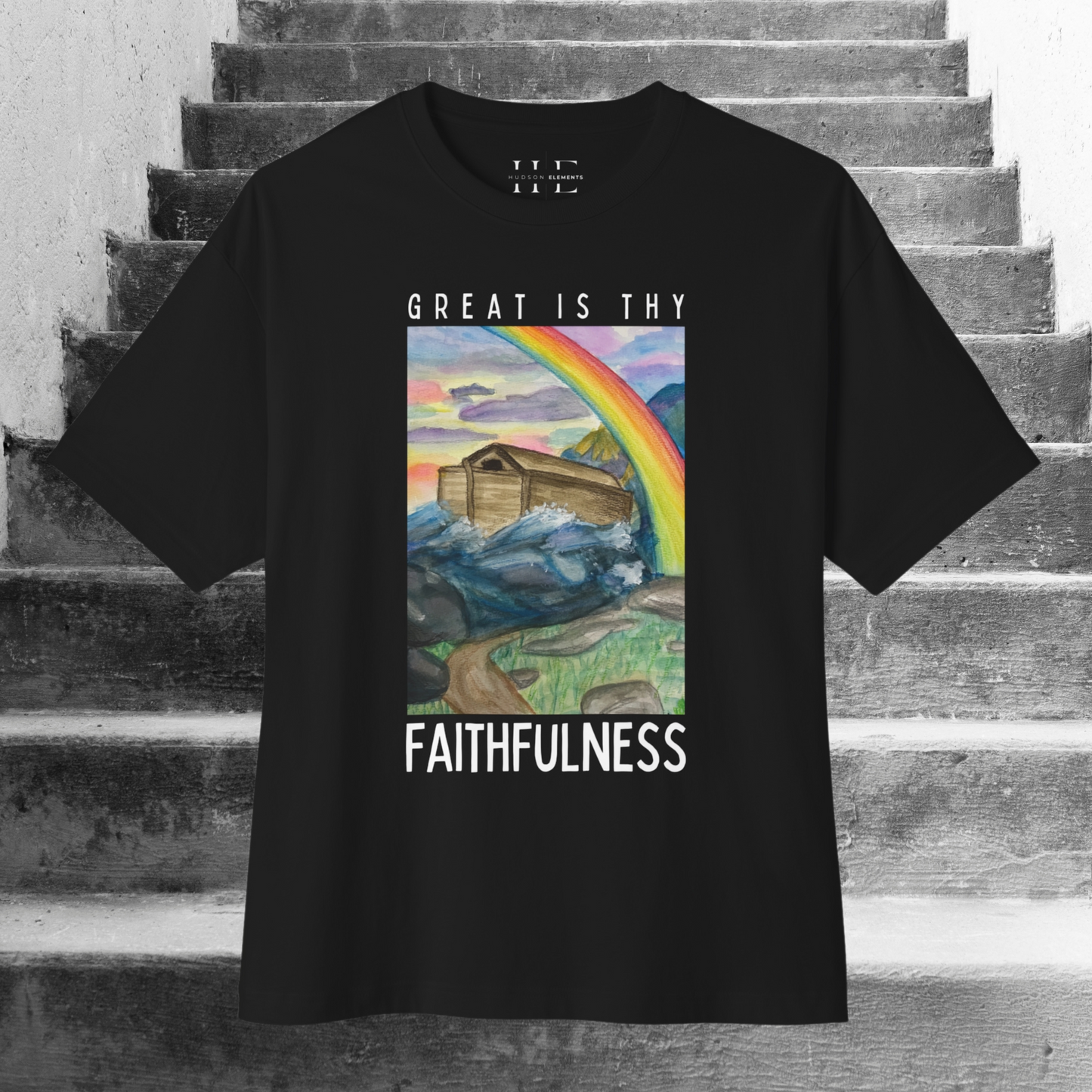 "Great is Thy Faithfulness" Lamentations 3:22-24) Adult Unisex Boxy Tee