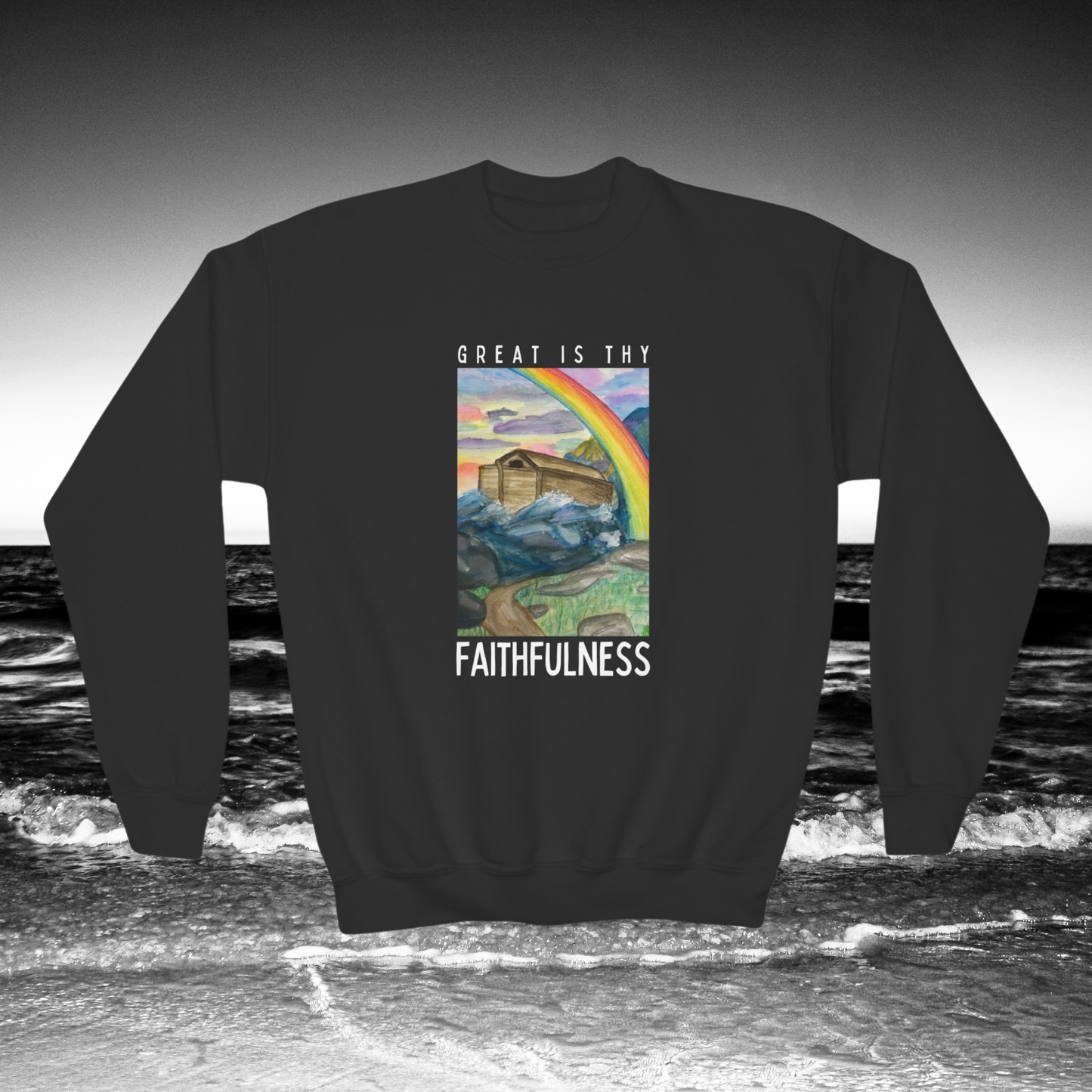 "Great is Thy Faithfulness" (Lamentations 3:22-24) Youth Sweatshirt