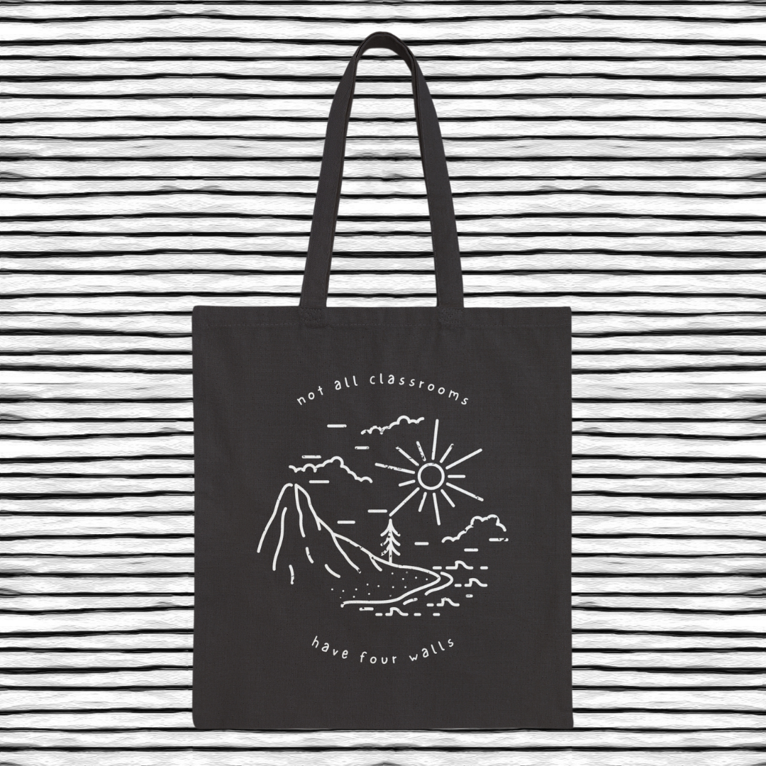 "Not All Classrooms" Cotton Canvas Tote Bag