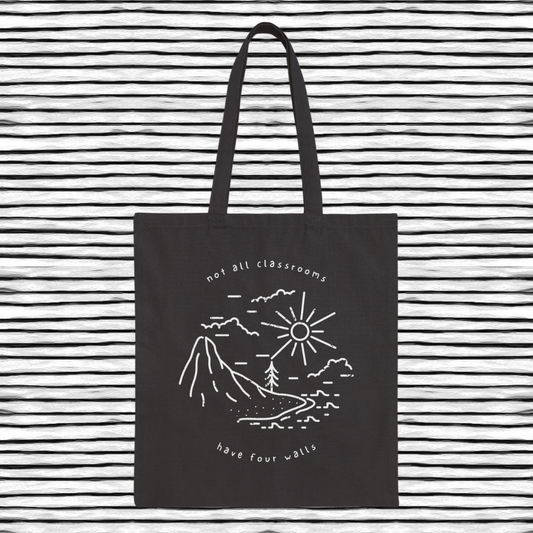 "Not All Classrooms" Cotton Canvas Tote Bag