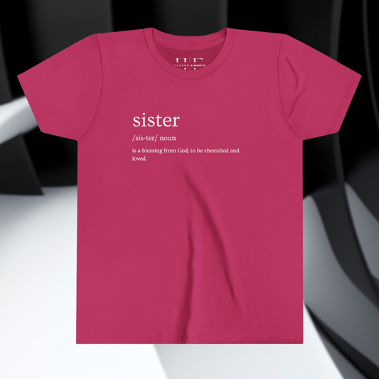 "Sister Blessing" Youth Short Sleeve Tee