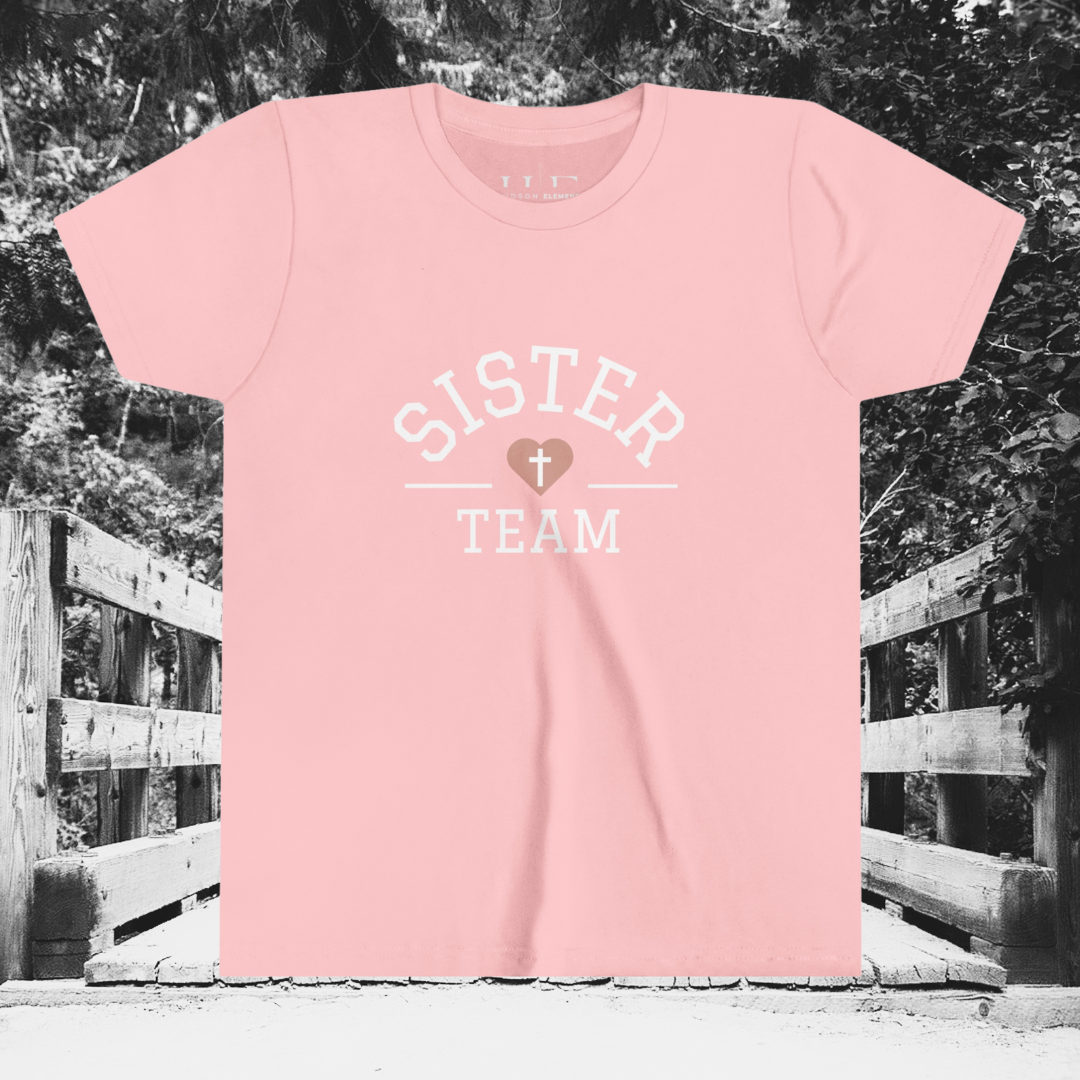 "Sister Team" Youth Short Sleeve Tee